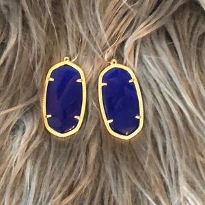 Kendra Scott Danielle blue earrings
